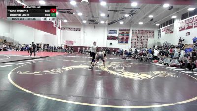 190 lbs Quarterfinal - Kian Murphy, Canton vs Cooper Light, Stonington*