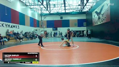 165 lbs Quarterfinal - George Farrelly, Roosevelt vs Victor Shipley, Century