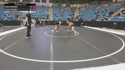 160 lbs Cons. Round 2 - Haley Flores, Ottawa University vs Anisa Moreno, Friends University