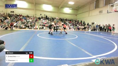 112 lbs Rr Rnd 2 - Tommy Greschke, Roland Youth League Wrestling vs Tate Clawson, Sallisaw Takedown Club