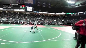 90 lbs Champ. Round 1 - Evan Heinz, WSW1 vs Meyer Wright, CWWA