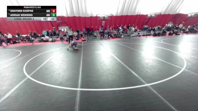 16U Boys - 106 lbs Cons. Round 4 - Graysen Koepke, Askren Wrestling Academy vs Adrian Wensing, Askren Wrestling Academy