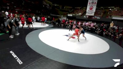 155 lbs Aila Duus, SCVWA - Santa Clara Valley Wrestling Association vs Olivia Faust, CVWA - Central Valley Wrestling Association