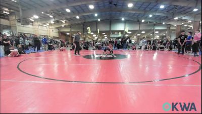 64 lbs Rr Rnd 1 - Isaiah Rodriguez, All American Wrestling vs Rivers Tahdooahnippah, Powerhouse 15u