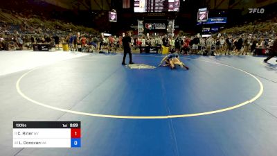 130 lbs Rnd Of 32 - Ciara Riner, WV vs Liz Donovan, MA