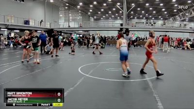 92 lbs Round 5 (8 Team) - Jacob Meyer, Brawler Elite vs Matt Simonton, Mat Assassins Red