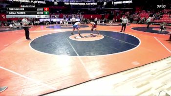 3A 165 lbs Cons. Round 1 - Chris Miller, Lockport (Twp.) vs Julian Flores, Wheaton (North)