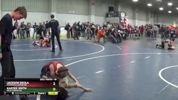 81 lbs Cons. Round 2 - Karter Smith, Niles Vikings WC vs Jackson Ekola, Plymouth Canton WC