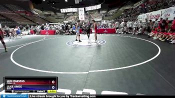 132 lbs Round 3 (16 Team) - Leo Maestas, CVWA vs Luke Knox, IEWA