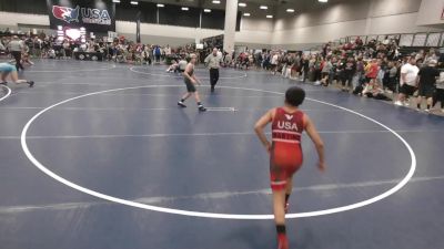 88 lbs Cons. Sub-semis - Daniel Martinez, Monster Garage Wrestling vs Cruz Evans, Warriors Of Christ WOC- Wrestling