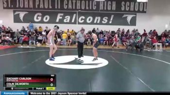 160 lbs Round 2 - Zachary Carlson, New Hope HS vs Colin Dilworth, Randolph