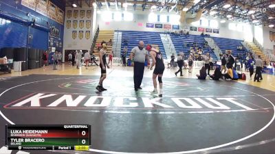 126 White Quarterfinal - Luka Heidemann, Riverview (Sarasota) vs Tyler Bracero, Deland