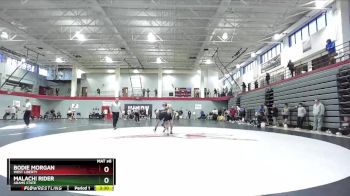 165 lbs Cons. Round 5 - Malachi Rider, Adams State vs Bodie Morgan, West Liberty