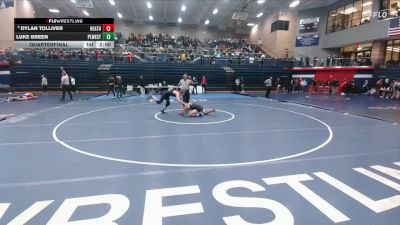 150 lbs Quarterfinal - Dylan Tolliver, Rockwall Heath vs Luke Breen, Plano West