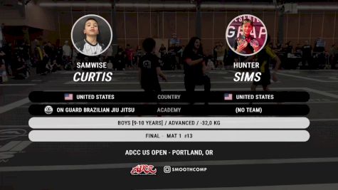 Hunter Sims vs Samwise Curtis 2026 ADCC Portland Open