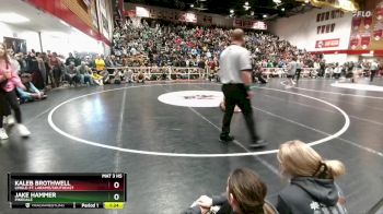 138 lbs Semifinal - Kaleb Brothwell, Lingle-Ft. Laramie/Southeast vs Jake Hammer, Pinedale