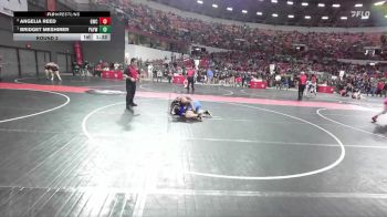 172++ Round 2 - Angelia Reed, Grafton Wrestling Club vs Bridget Meshirer, Parkview Albany Youth Wrestling