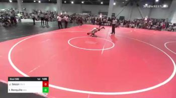 109 lbs Consi Of 4 - Jayden Seson, Golden Back vs Isaac Ronquillo, Driller WC