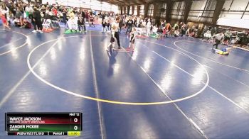57 lbs Champ. Round 2 - Wayce Jackson, Millard County Wrestling vs Zander Mckee, Uintah
