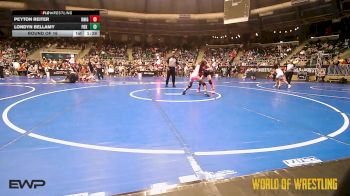 95 lbs Round Of 16 - Peyton Reiter, Knights Wrestling Club vs Londyn Bellamy, Fox Valley Wrestling Club