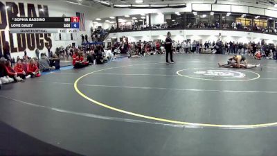 160A Quarterfinal - Love Daley, Sacred Heart University vs Sophia Bassino, Northern Michigan University