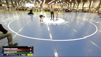 56 lbs Rd# 6- 9:00am Saturday Final Pool - Parker Scruggs, Great Neck WC National Team vs Maddie Bauman, Westshore D.S