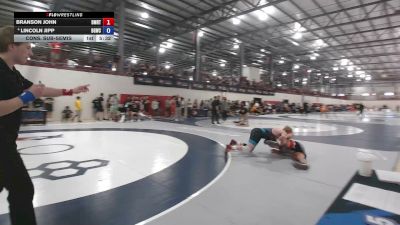 92 kg Cons. Sub-semis - Branson John, DMV RTC vs Lincoln Jipp, Big Game Wrestling Club
