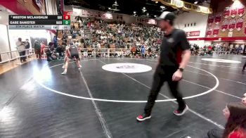 175 lbs 5th Place Match - Weston McLaughlin, Riverton vs Gabe Banister, Natrona County