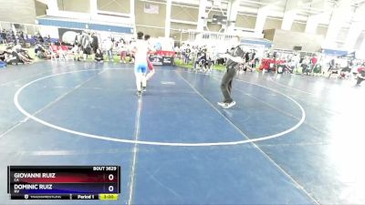 150 lbs Cons. Round 6 - Giovanni Ruiz, CA vs Dominic Ruiz, NV