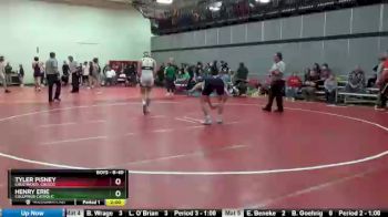 Round 2 - Tyler Pisney, Crestwood, Cresco vs Henry Erie, Columbus Catholic