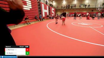 87-99 lbs Round 2 - Olivia Myers, Goldendale Grapplers Youth Wrestling vs Joilyn Martinez, Prosser Wrestling Academy