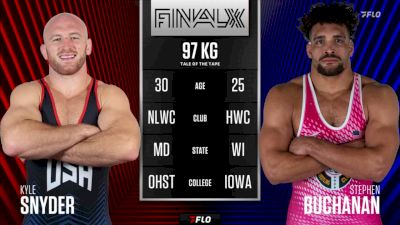 97 kg Champ. Round 1 - Stephen Buchanan, Hawkeye WC/ TMWC vs Kyle Snyder, NLWC/TMWC