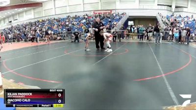 63-67 lbs Champ. Round 1 - Kilian Paddock, WAA (Woodbury) vs Giacomo Calo, OH