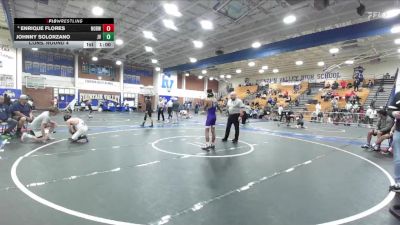 113 lbs Cons. Round 4 - Enrique Flores, Norwalk vs Johnny Solorzano, Jurupa Valley