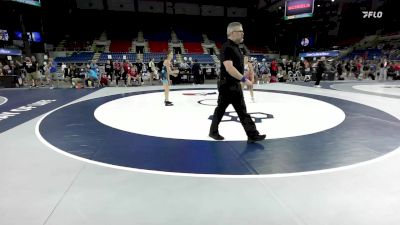 95 lbs Cons. Quarters - Kaliya Klise, NV vs Easton Dadiomoff, TN