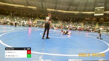 110 lbs Round Of 32 - Samuel Brown, Hawk vs Matthew Martinez, Kansas Young Guns