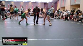 70 lbs Semis & 1st Wrestleback (8 Team) - Emery Edwards, Untouchables vs Kealey Hathaway, Nebraska Queens Of The Corn 2