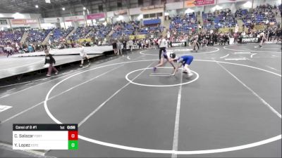 116 lbs Consi Of 8 #1 - Catalena Salazar, Fort Lupton vs Yazmin Lopez, Estes Park