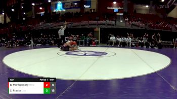 160 lbs Round 4 (8 Team) - Caden France, Lincoln Southeast vs Bentley Montgomery, Smith Center
