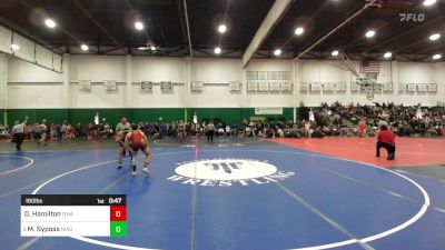 160 lbs Consi Of 16 #1 - Dikota Hamilton, Ithaca vs Michael Syposs, Niagara Falls