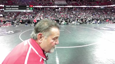 114 lbs 1st Place Match - Taylor Whiting, Lena vs Emjay Neumann, Manitowoc Lincoln