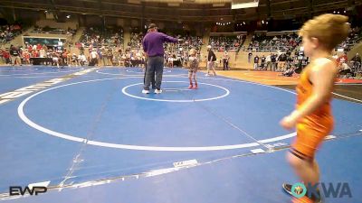 52 lbs Quarterfinal - Lane Pankaskie, Claremore Wrestling Club vs Sullivan Richard, Cushing Tigers