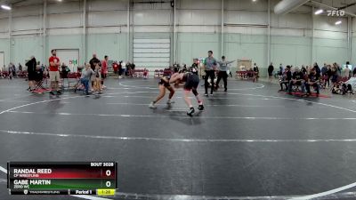 180 lbs Round 1 - Randal Reed, CP Wrestling vs Gabe Martin, Zero Wc