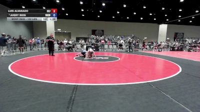 132 lbs Cons. Sub-quarters - Luis Alvarado, Silver vs Avery Rios, Westmoore High School Wrestling
