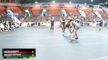 189 lbs Cons. Round 5 - Nicholas Santiago, South Dade vs Jalonn Borders, Madison High School