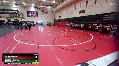 215 lbs Semifinal - Romeo Molina, Overland vs Jackson Berg, Chaparral