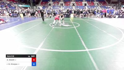 110 lbs Rnd Of 32 - Avery Steldt, WI vs Avery Hinojos, KS