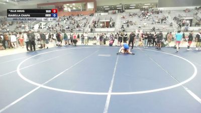 170 lbs 3rd Place Match - Elle Krug, Washington vs Isabella Chapa, Omak Wrecking Crew Wrestling