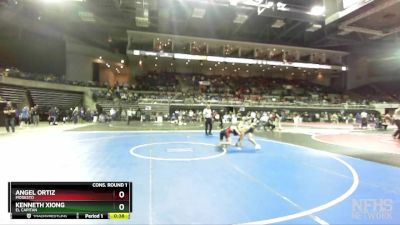 106 lbs Cons. Round 1 - Angel Ortiz, Modesto vs Kenneth Xiong, El Capitan