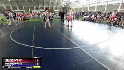 285 lbs Placement Matches (8 Team) - Preston Wagner, Nebraska vs Tyler Meeuwsen, Michigan